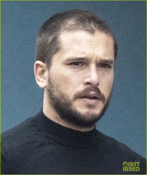 Kit Harington Debuts a New Buzz Cut During a Walk with His Dog